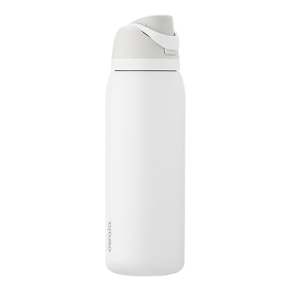 Bouteille d'eau isotherme Owala FreeSip en acier inoxydable avec paille pour le sport et les voyages, sans BPA, 1,2 L, Shy Marshmallow