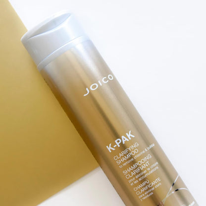 Joico K-PAK Daily Clarifying Shampoo to Remove Buildup, Deep Cleansing For Damaged Hair, Repair and Prevents Breakage, With Keratin and Guajava Fruit Extract, Gold, 300mL - Available at All In One Marketplace Canada