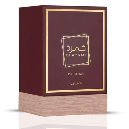 Lattafa Khamrah Dukhan Eau de Parfum Spray for Unisex, 3.4 Ounce