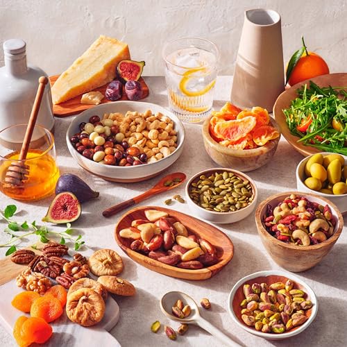 Yupik Raw Mixed Nuts 1kg - Almonds, Walnuts, Brazil Nuts, Cashews & Pistachios | Kosher, Gluten Free, High Fiber
