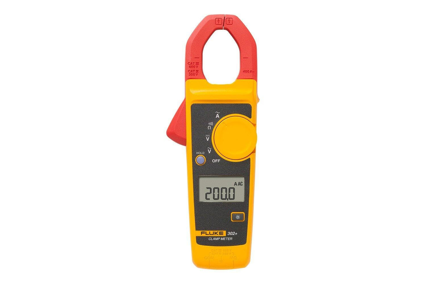 Fluke 302+ Digital Clamp Meter, 30mm Jaw, Measures AC Current to 400A, Measures AC/DC Voltage to 600V, Resistance, Continuity, and Capacitance Measurements, Includes 2 Year Warranty 🍁 All In One Marketplace Canada