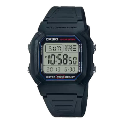 Casio Men’s W800H-1AV Classic Sport Watch with Black Band Casio