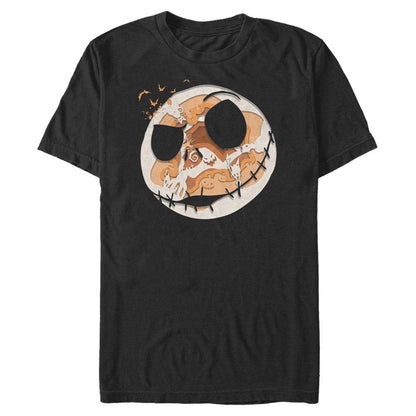 T-shirt à manches courtes pour homme Disney The Nightmare Before Christmas, Halloween, noir, grande taille, Large Big Tall
