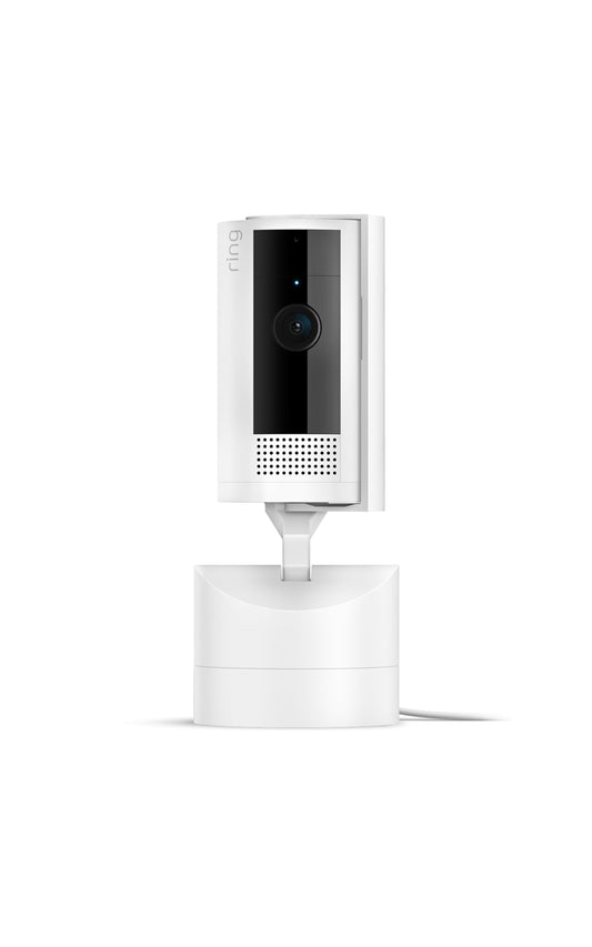 Ring Pan-Tilt Indoor Cam | See all around with 360° pan coverage, HD video, plus Two-Way Talk (2024 release) | White