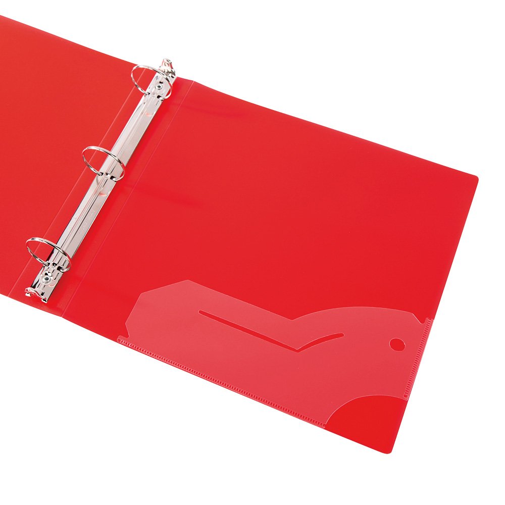 Filexec 6492, 1" Frosted Ring Binder, Set of 6, 6 Assorted Colors, Blueberry, Strawberry, Grape, Lime, Lemon, Tangerine