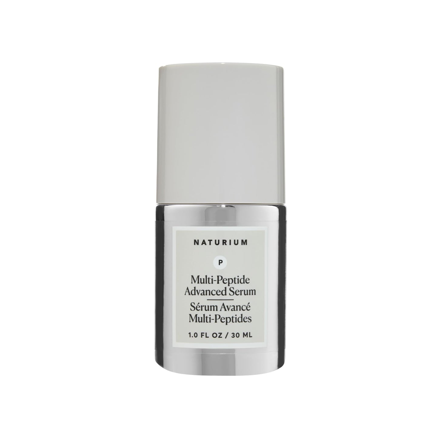 Naturium Multi-Peptide Advanced Serum, Collagen and Ferulic Acid, Argireline Amplified and Copper Peptides, 1.0 FL OZ / 30 ml Naturium