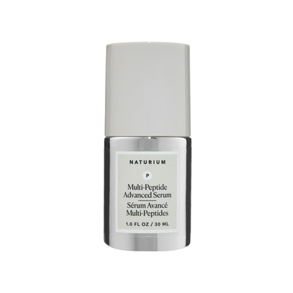 Naturium Multi-Peptide Advanced Serum, Collagen and Ferulic Acid, Argireline Amplified and Copper Peptides, 1.0 FL OZ / 30 ml Naturium
