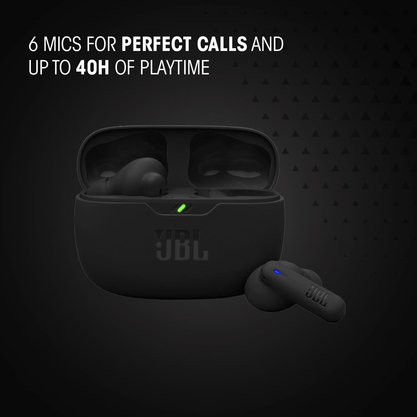 JBL Vibe Beam 2 - True Wireless Noise Cancelling Earbuds - Blue