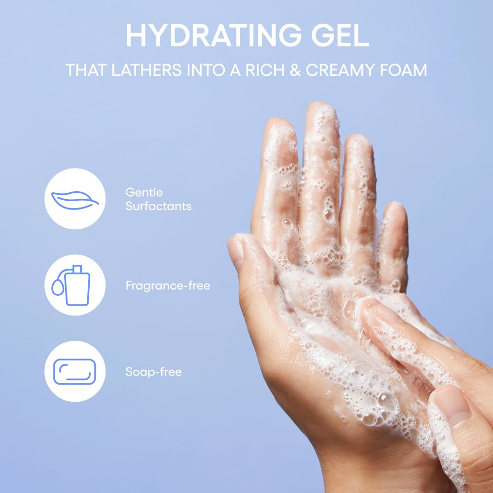 LANEIGE Water Bank Gentle Gel Cleanser: pH-Balanced & Barrier-Boosting with Blue Hyaluronic Acid LANEIGE