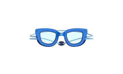 Speedo Unisex Kid's Swim Goggles Sunny G Ages 3-8 - Bright Blue/Celeste, One Size