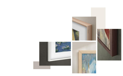 SAMSUNG 65-inch The Frame Customizable Bezel - Modern Teak (VG-SCFH65TKBZA) [Canada Version] (Compatible with All Frame Models 2021 Onwards)