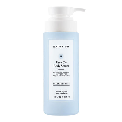 Naturium Urea 5% Body Serum, Fragrance-Free, 414 ml / 14 fl oz