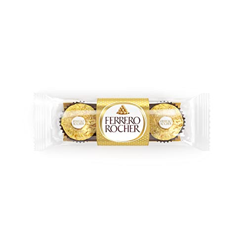 Ferrero Rocher Fine Hazelnut Milk Chocolate - 12 Packs of 3 Pralines (450g)