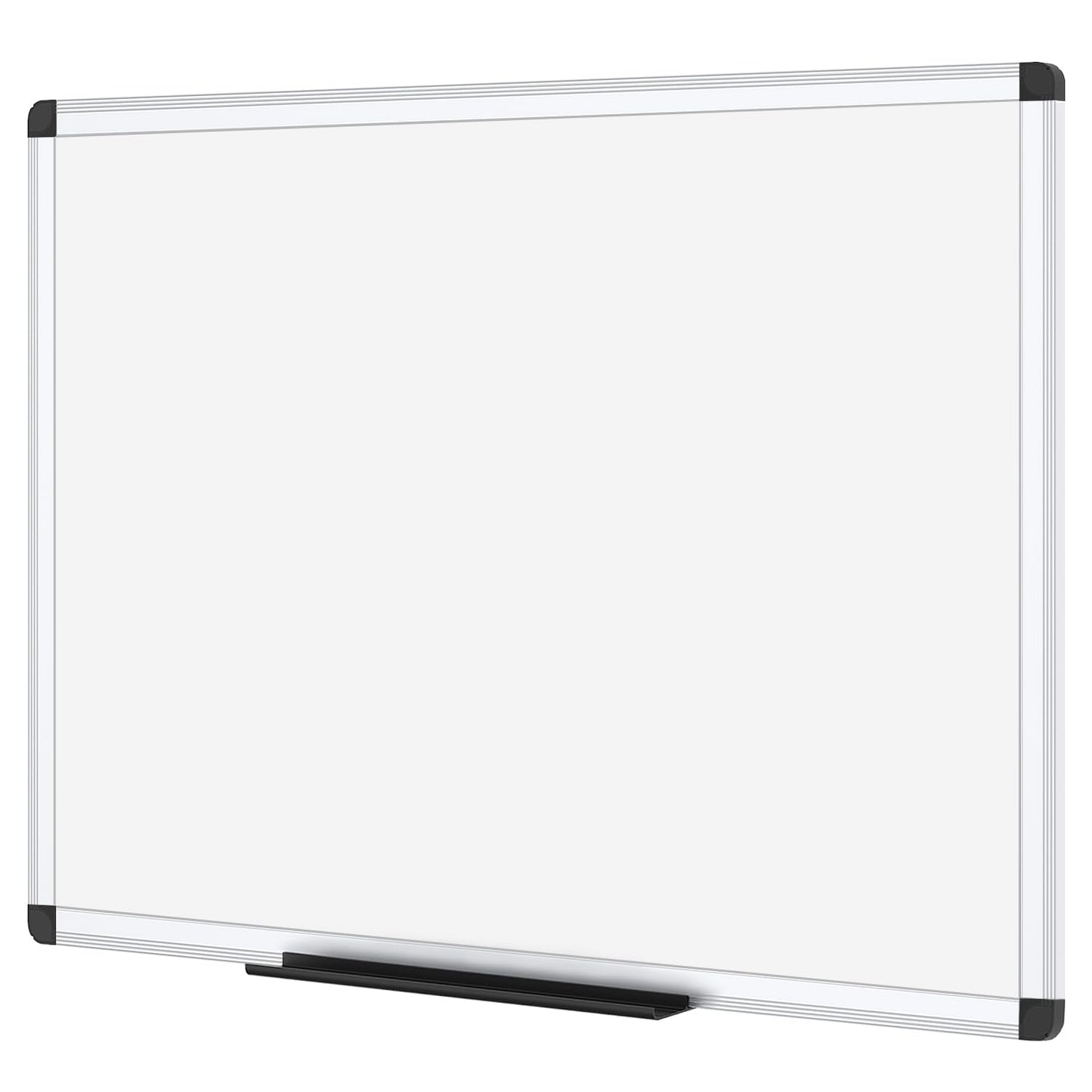 VIZ-PRO Magnetic White Board, Dry Erase Board 24 X 18 Inches, Whiteboard with Silver Aluminium Frame
