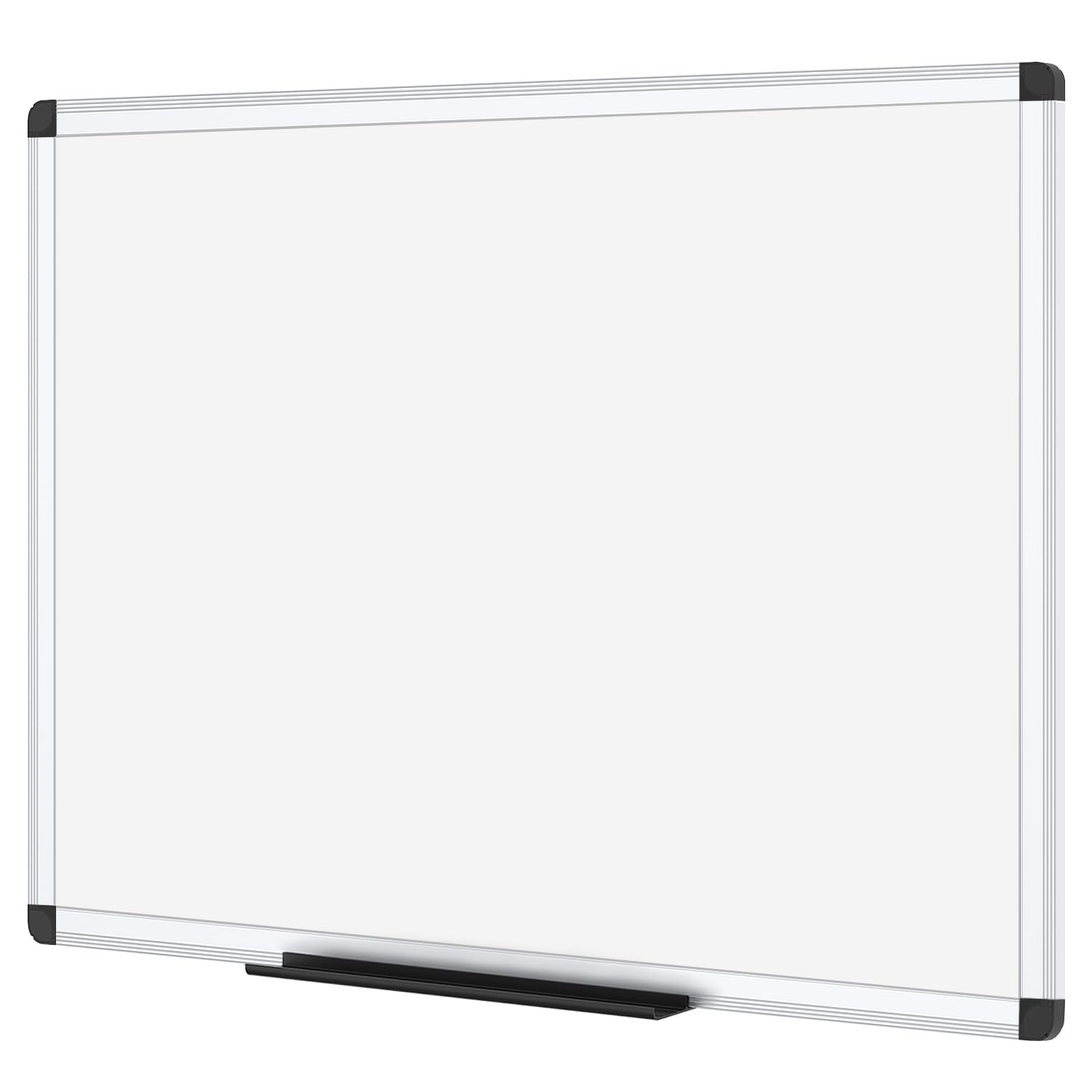 VIZ-PRO Magnetic White Board, Dry Erase Board 24 X 18 Inches, Whiteboard with Silver Aluminium Frame