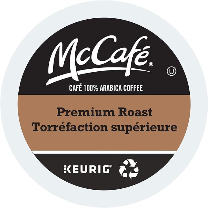McCafé Premium Medium Dark Roast Coffee K-Cups - 80 Pack for Keurig
