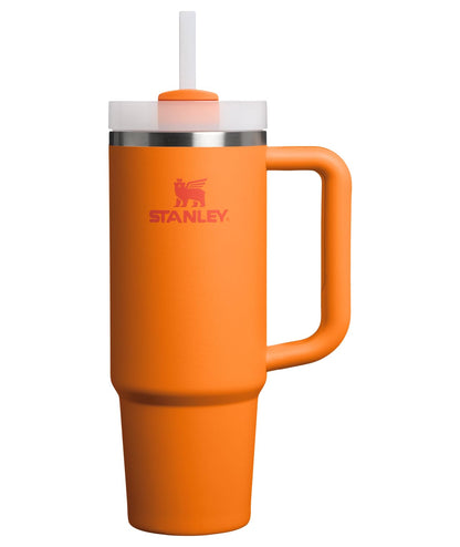 STANLEY Quencher H2.0 Tumbler with Handle and Straw 30 oz | Flowstate 3-Position Lid | Cup Holder Compatible for Travel | Insulated Stainless Steel Cup | BPA-Free | Goldenrod Coral
