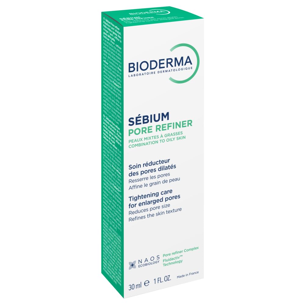 Bioderma - Sébium - Pore Refiner Cream - Corrective Care for enlarged pores - For Combination to Oily Skin - 1 fl.oz. Bioderma