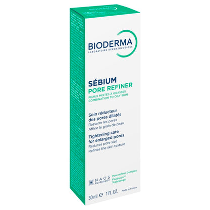 Bioderma - Sébium - Pore Refiner Cream - Corrective Care for enlarged pores - For Combination to Oily Skin - 1 fl.oz. Bioderma