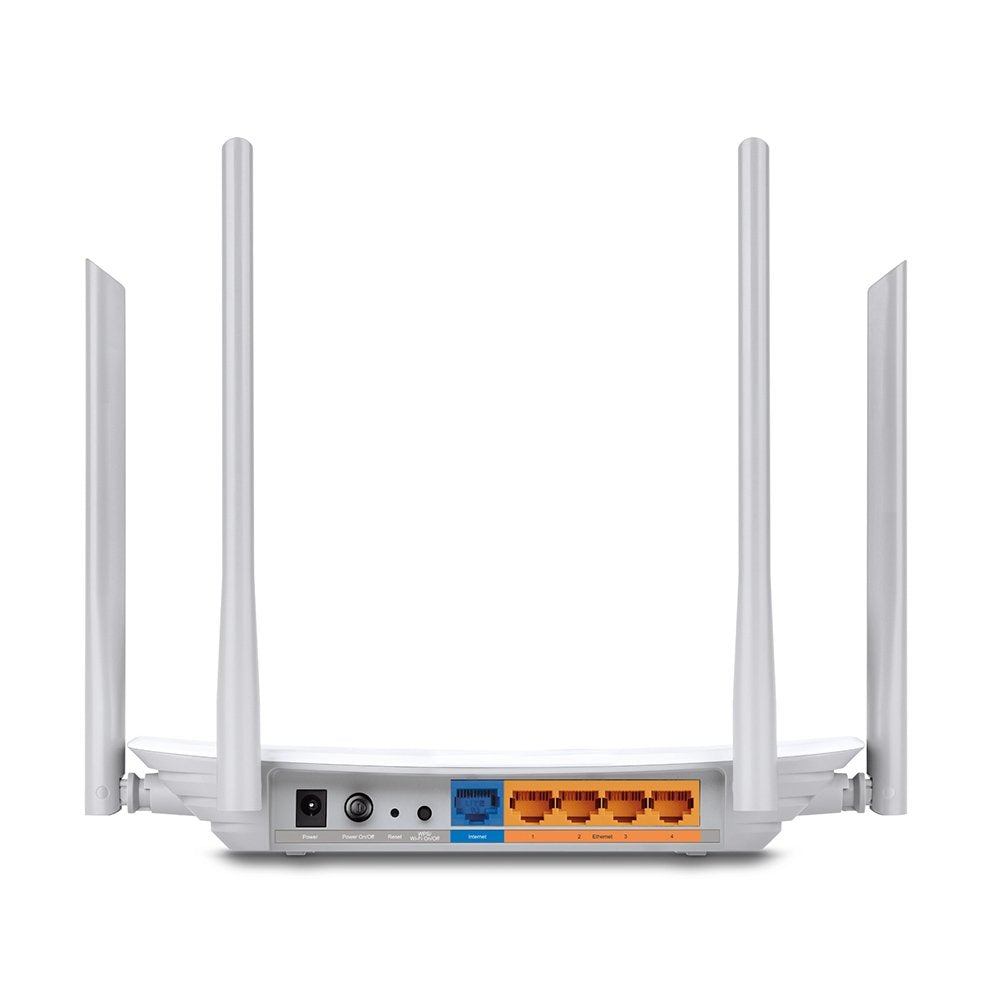 TP-Link AC1200 WiFi Router (Archer C50) - Dual Band Wireless Internet Router, 4 x 10/100 Mbps Fast Ethernet Ports, Supports Guest WiFi, Access Point Mode, IPv6 and Parental Controls TP-Link