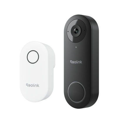 REOLINK Video Doorbell Camera WiFi, 2K Wired Doorbell Camera for Home Security, 2.4/5GHz WiFi, 180° Diagonal, Smart Detection, microSD Card/Cloud Storage, Indoor/Outdoor Surveillance (Chime Included) - Available at All In One Marketplace Canada