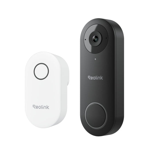 REOLINK Video Doorbell Camera WiFi, 2K Wired Doorbell Camera for Home Security, 2.4/5GHz WiFi, 180° Diagonal, Smart Detection, microSD Card/Cloud Storage, Indoor/Outdoor Surveillance (Chime Included) - Available at All In One Marketplace Canada
