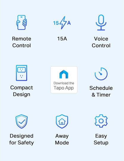 TP-Link Tapo Smart Plug Mini 15A, Smart Home Wi-Fi Plug, Super Easy Setup, Compatible with Alexa & Google Home, No Hub Required, UL Certified, 2.4G WiFi Only, White, Tapo P105(2-Pack) 🍁 All In One Marketplace Canada