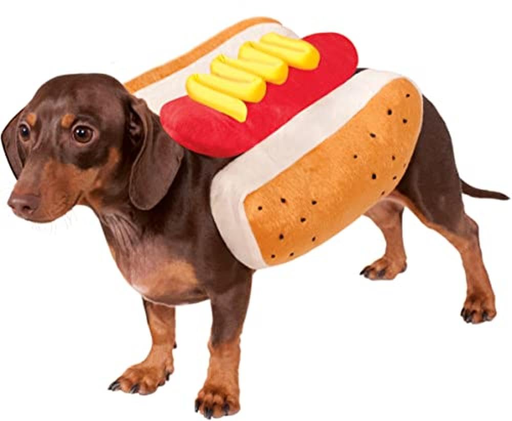 Rubies Costume Co Halloween Classics Collection Pet Costume, Small, Hot Dog