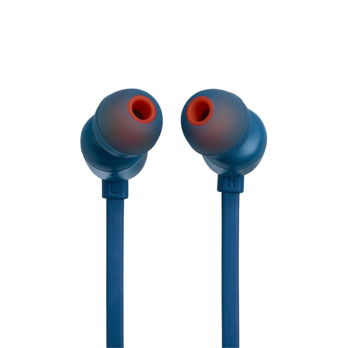 JBL Tune 310C - USB-C Wired Hi-Res in-Ear Headphones, Tangle-Free Flat Cable, 3-Button Remote with Microphone (Blue)