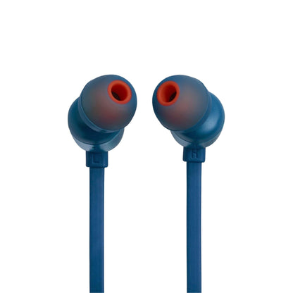 JBL Tune 310C - USB-C Wired Hi-Res in-Ear Headphones, Tangle-Free Flat Cable, 3-Button Remote with Microphone (Blue)