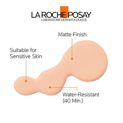 La Roche-Posay Face Sunscreen, Anthelios Tinted Mineral Ultra-Fluid SPF 50 Lotion UVA-UVB Sun Protection, Titanium Dioxide, 100% Mineral Filter, Fragrance Free, Water Resistant. Travel Size, 50ml