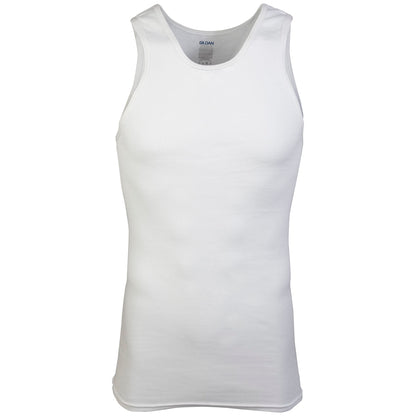 Gildan Men's A-Shirts Tanks Multipack, White (6 Pack), Medium 🍁 All In One Marketplace Canada