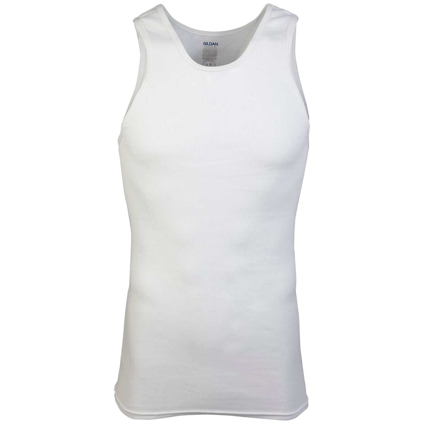 Gildan Men's A-Shirt Tanks, Multipack, Style G1104, White, Large 🍁 All In One Marketplace Canada