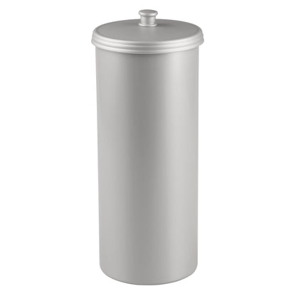 iDesign Kent Bathware, Free Standing Toilet Paper Roll Holder for Bathroom Storage - Gray