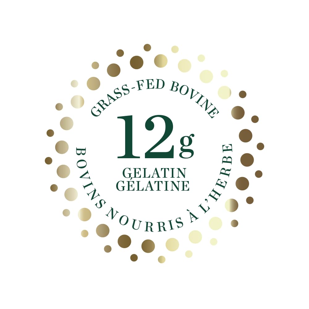 Great Lakes Wellness Beef Gelatin Powder - Grass-Fed, Kosher, Keto-Friendly for Gummies, Marshmallows & Desserts - 454g