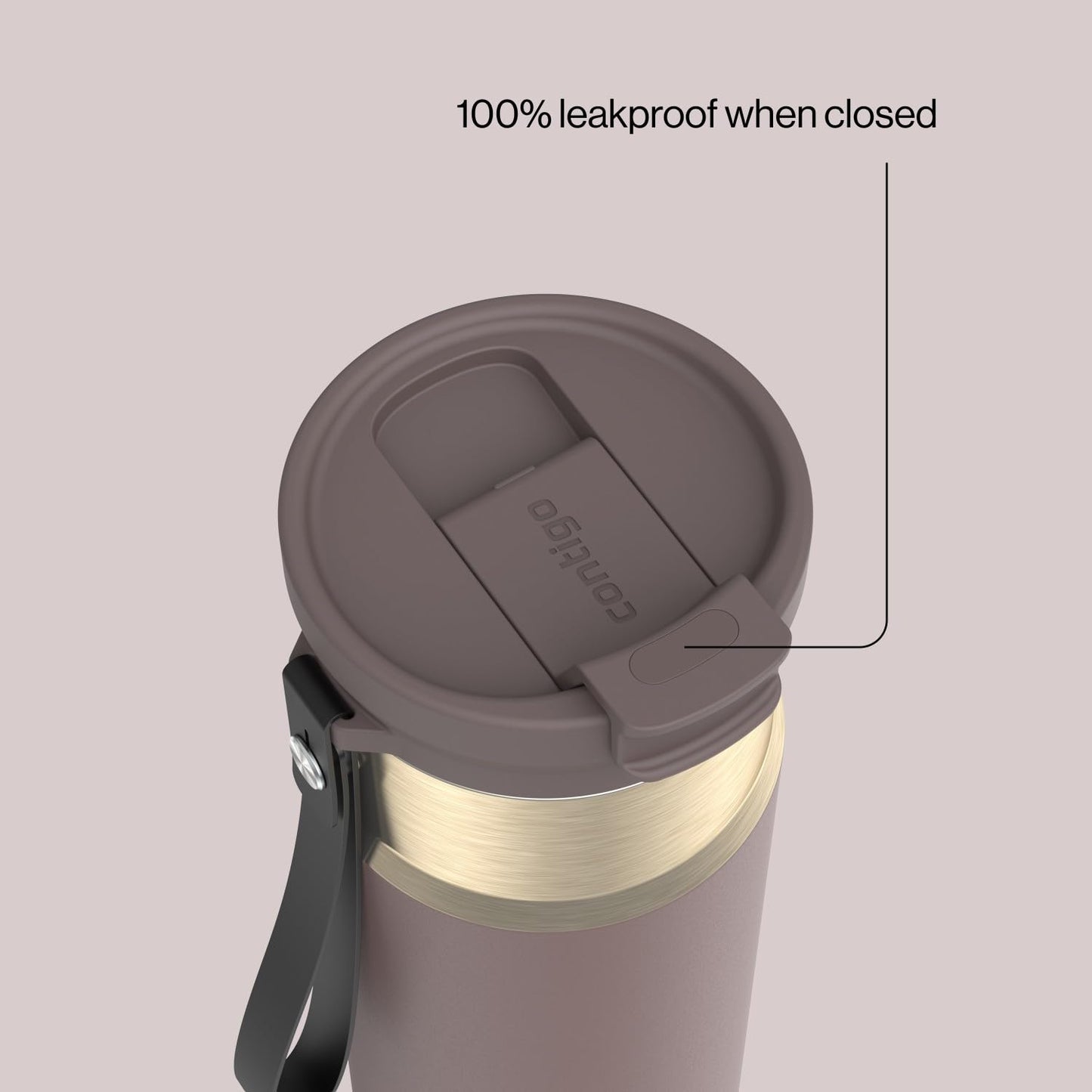 Contigo DualSip 24 oz Water Bottle w/Carry Strap & 2-Way Lid (Drink from Straw or Spout) | Vacuum-Insulated Stainless Steel for Cold Drinks | 100% Leakproof | BPA & Lead-Free | Dishwasher Safe 🍁 All In One Marketplace Canada