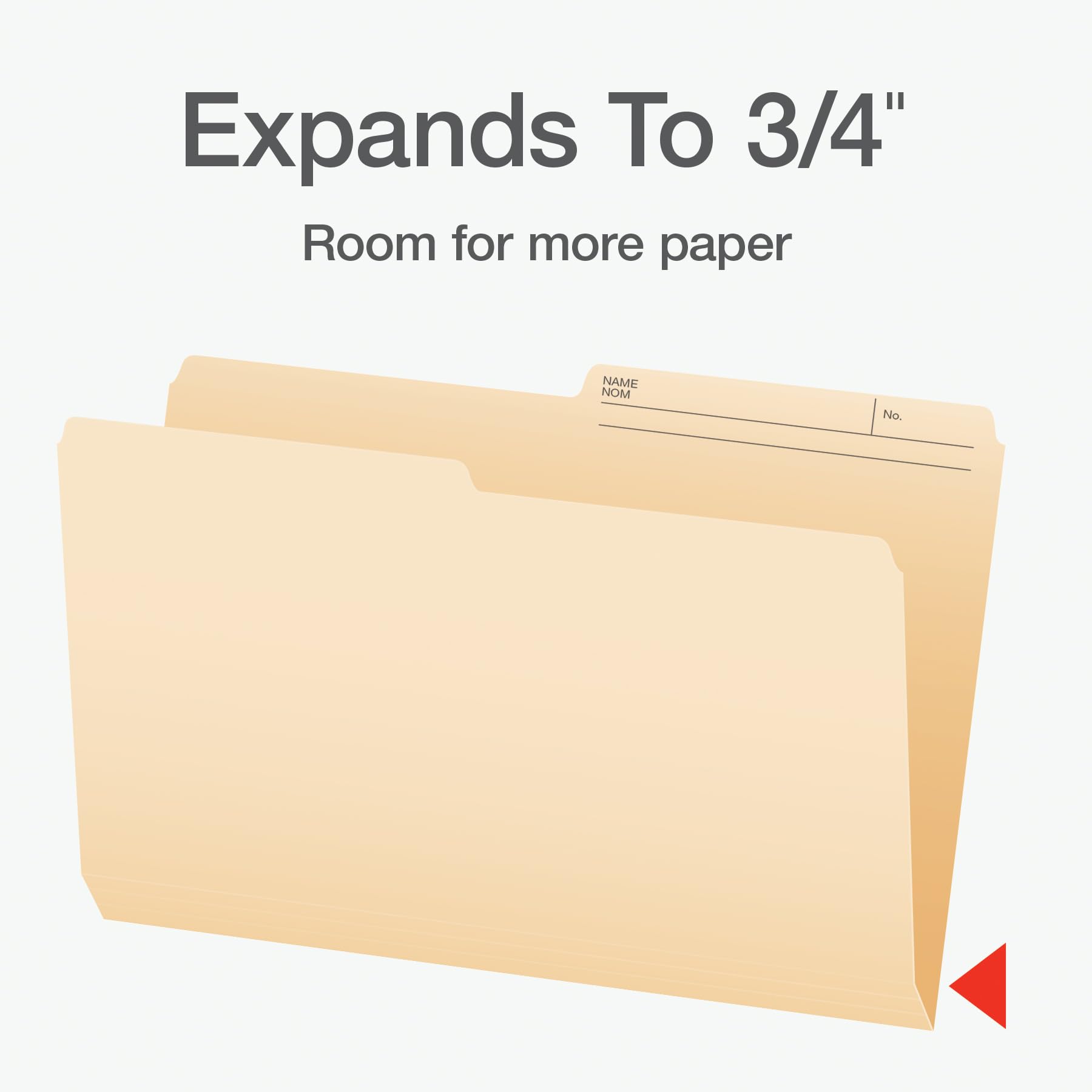 Pendaflex File Folders, 1/2 Cut Tab, Legal Size, Manila, Durable Paper Stock, Box of 100, Ideal for Office/Home/School Organization, Made in Canada, Reversible File Organizers Pendaflex