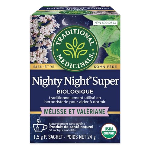 Traditional Medicinals Organic Nighty Night Extra Herbal Sleep Tea - 6 Pack (96 Tea Bags)