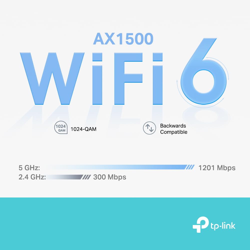 TP-Link AX1500 Dual-Band WiFi 6 Mesh System Deco X10 (2-Pack) - Supports Internet Plans up to 1.5 Gbps, Covers up to 3,900 Sq. Ft., 2X Gigabit Ports per Unit, AI Mesh, Parental Controls