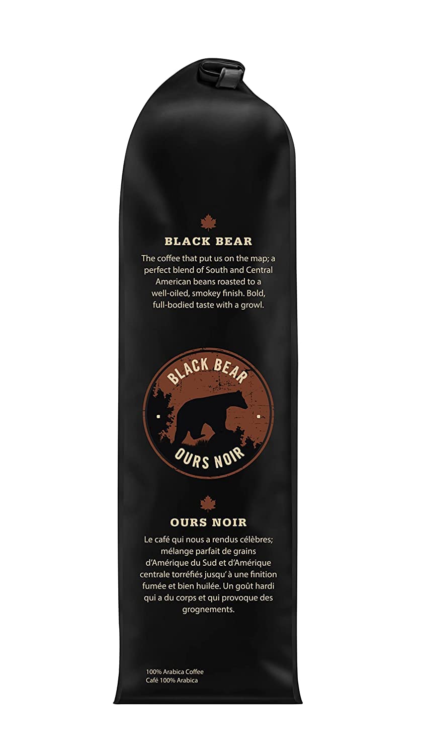 Muskoka Roastery Coffee, Black Bear, Decaf, Whole Bean Coffee, 400g
