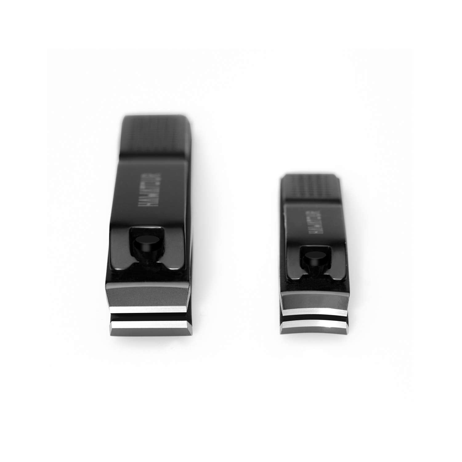 HAWATOUR Nail Clippers Set, Ultra Sharp Sturdy Fingernail and Toenail Clipper Cutters with Visibly Tin Case, Black - Available at All In One Marketplace Canada
