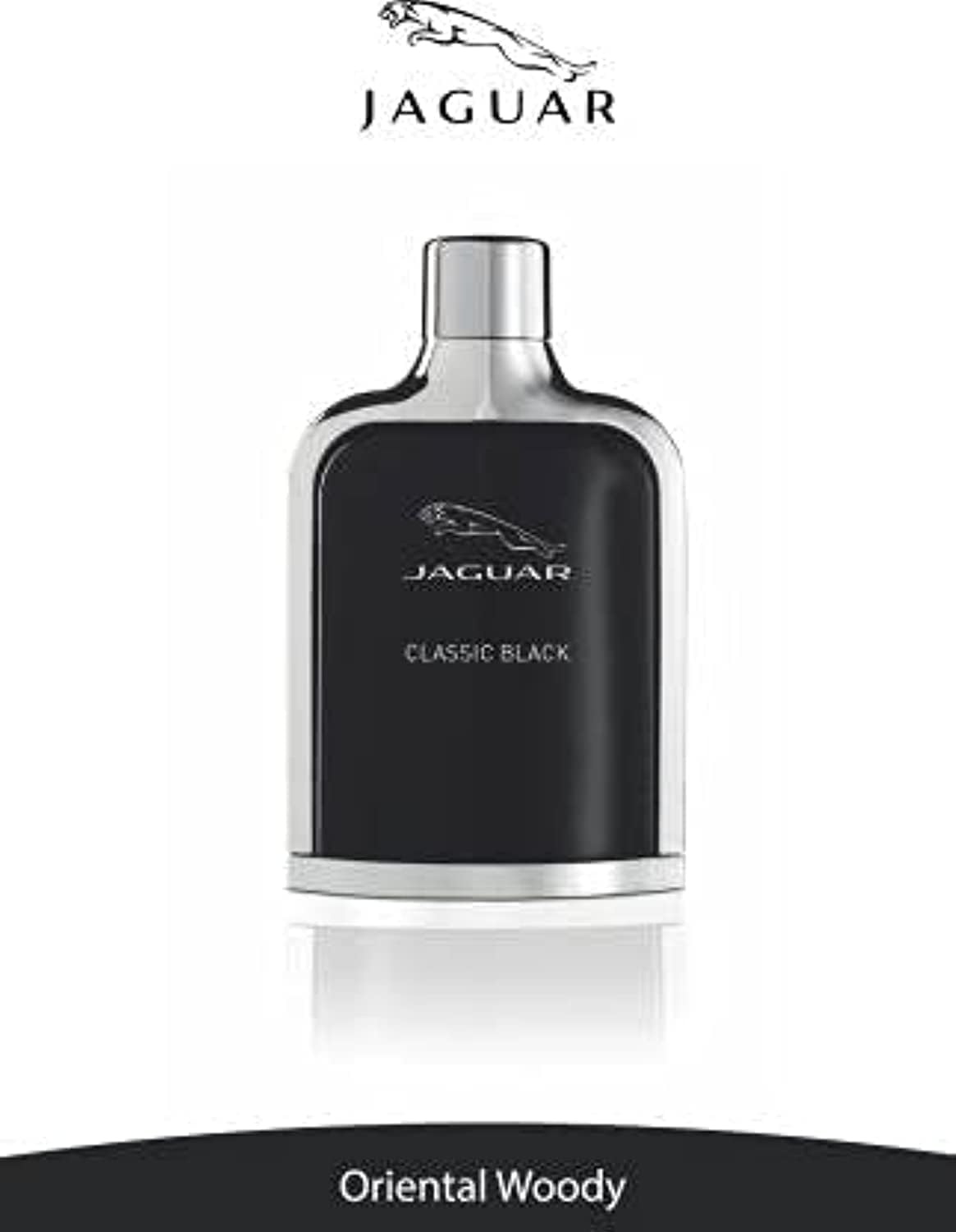 Jaguar Classic Black Eau De Toilette Spray For Men, 3.4 Ounce/0.21 Pounds