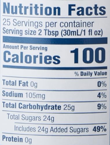 Torani Salted Caramel Syrup, 750ml Bottle, 2-Pack