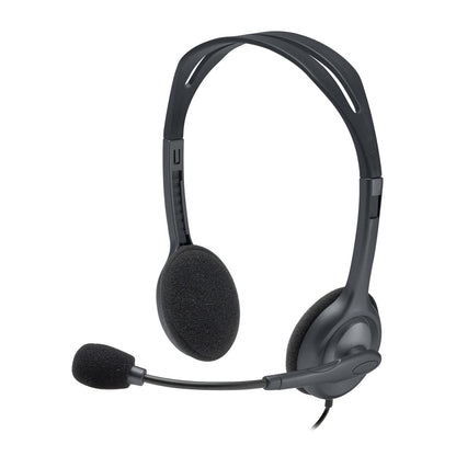 Logitech H111 Wired Headset Stereo Headphones Noise Cancelling - Black 🍁 All In One Marketplace Canada