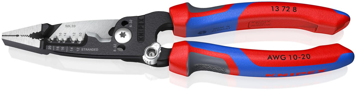 KNIPEX Tools 13 72 8 Forged Wire Stripper 10-20 AWG, 8"