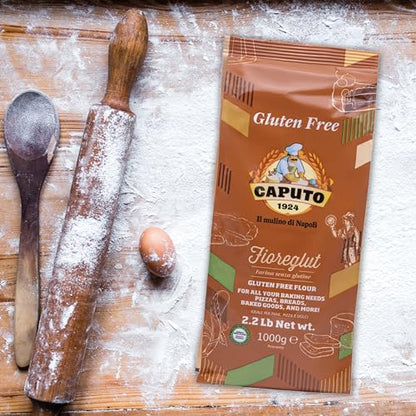 Antimo Caputo Fioreglut Gluten-Free Flour Blend (1kg) - Perfect for Pizza, Bread & Baked Goods