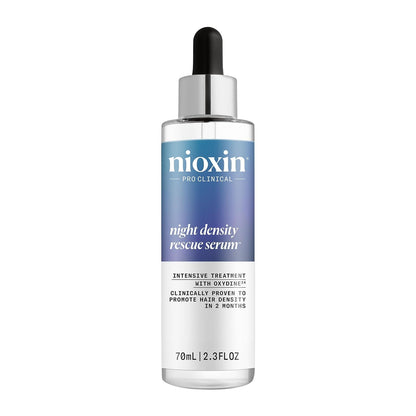 Nioxin Night Density Rescue Serum | Overnight Hair Thickening Serum | Protects Against Hair Breakage | Intensive Treatment with Oxydine | 2.4 Fl oz | 70 ml NIOXIN