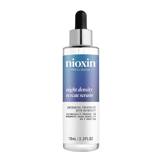 Nioxin Night Density Rescue Serum | Overnight Hair Thickening Serum | Protects Against Hair Breakage | Intensive Treatment with Oxydine | 2.4 Fl oz | 70 ml NIOXIN