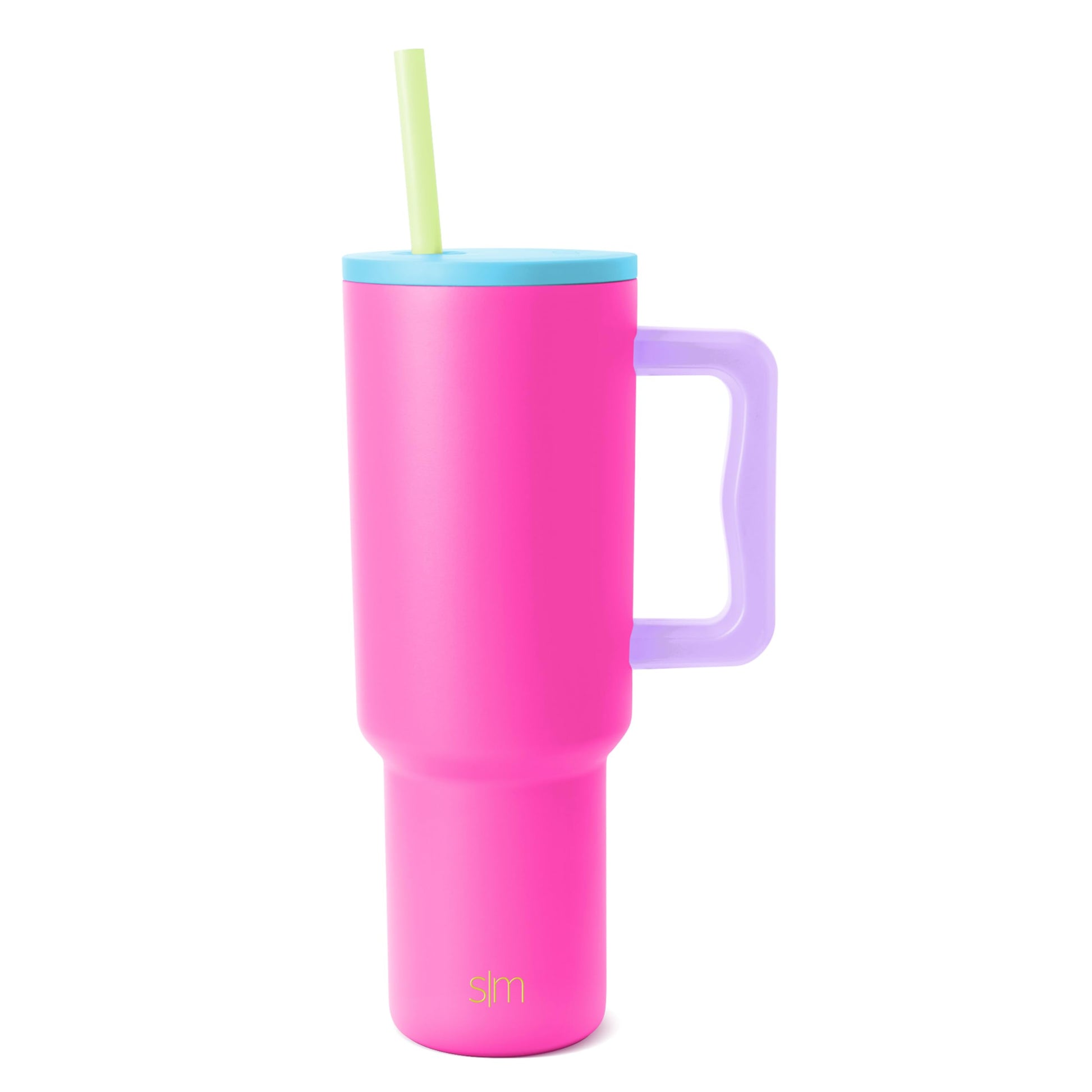 Simple Modern Tumbler with Handle and Straw | 40oz | 80s Mix Simple Modern