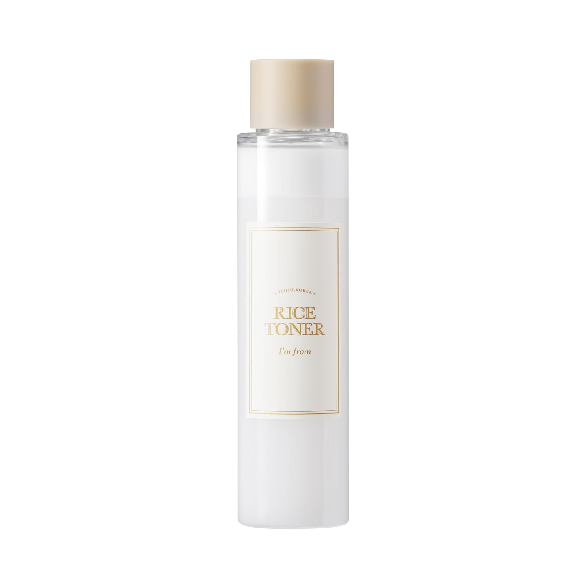 [I'm From] Rice Toner, 5.07 fl oz | Milky Toner for Glowing Skin, 77.78% Rice Extract from Korea, Glow Essence with Niacinamide, Hydrating for Dry Skin, Alcohol-Free, Fragrance-Free, Glass skin - Available at All In One Marketplace Canada